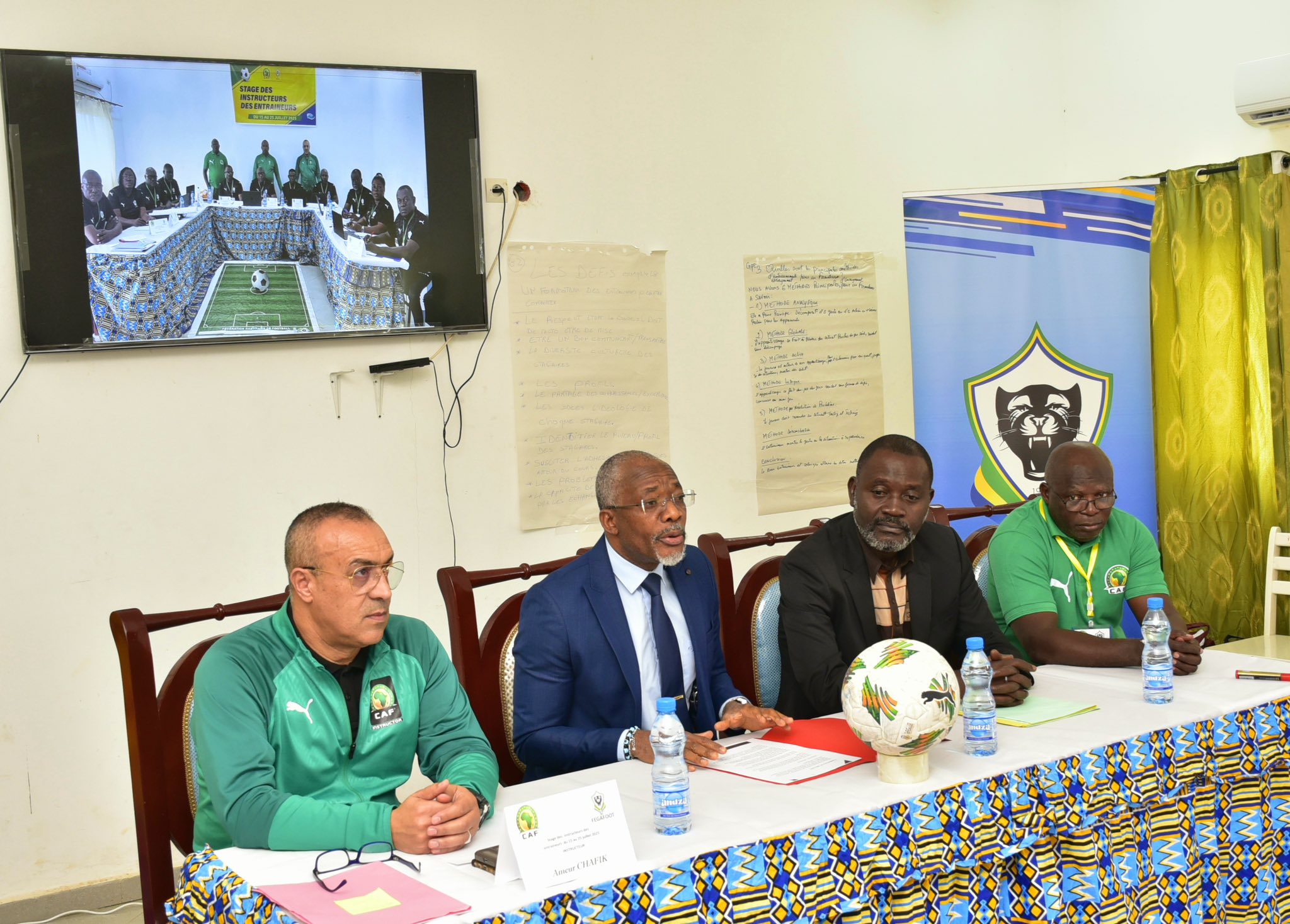 CLOTURE DU STAGE DE FORMATION DES INSTRUCTEURS DES ENTRAINEURS : UNE CUVEE PROMETTEUSE POUR LE FOOTBALL GABONAIS