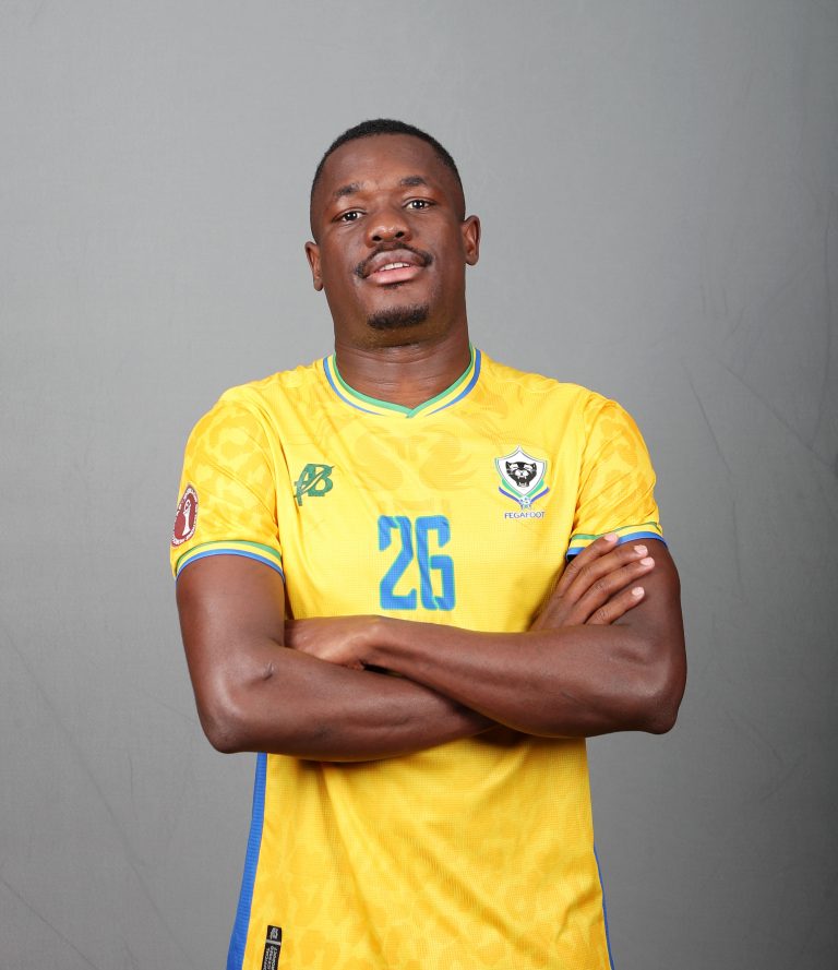 Jonathan Arsene Do Marcolino of Gabon during the 2025 Africa Cup of Nations AFCON Gabon Photo Call at the Hilton Palace, Agadir on the 23 December 2025 ©Muzi Ntombela/BackpagePix